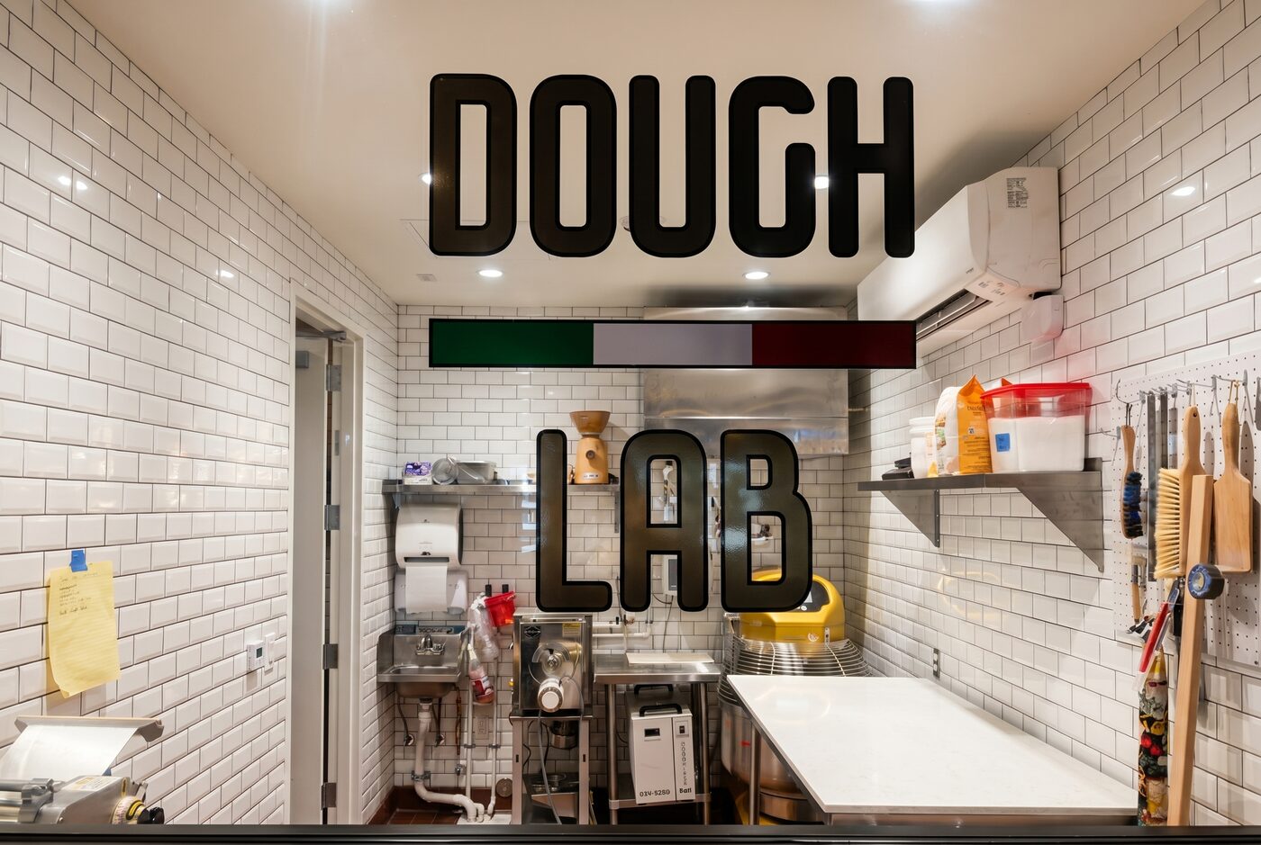 The Dough Lab — Moderna's flour and fermentation room