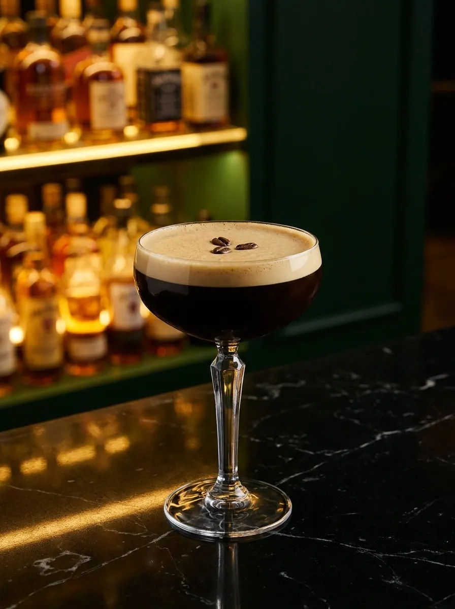 Espresso Tini cocktail at Moderna Bar